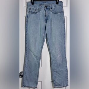 Old Navy Mens Jeans 30x32 Straight Light Wash Denim Classic Fit Casual